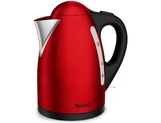 Bouilloire Électrique Sans Fil 1,7L 2400W Tefal KI110511 Rouge