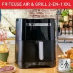 Friteuse Sans Huile À Air Numérique 8 Programmes 6.5l 1800w Moulinex EZ801810 – قلاية هوائية مولينكس 6.5 لتر 1800 واط EZ801810