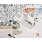 Bouilloire soleil blanc 1.7L 2400W Moulinex By320A10 – غلاية ماء كهربائية مولينكس 1.7 لتر 2400 واط أبيض