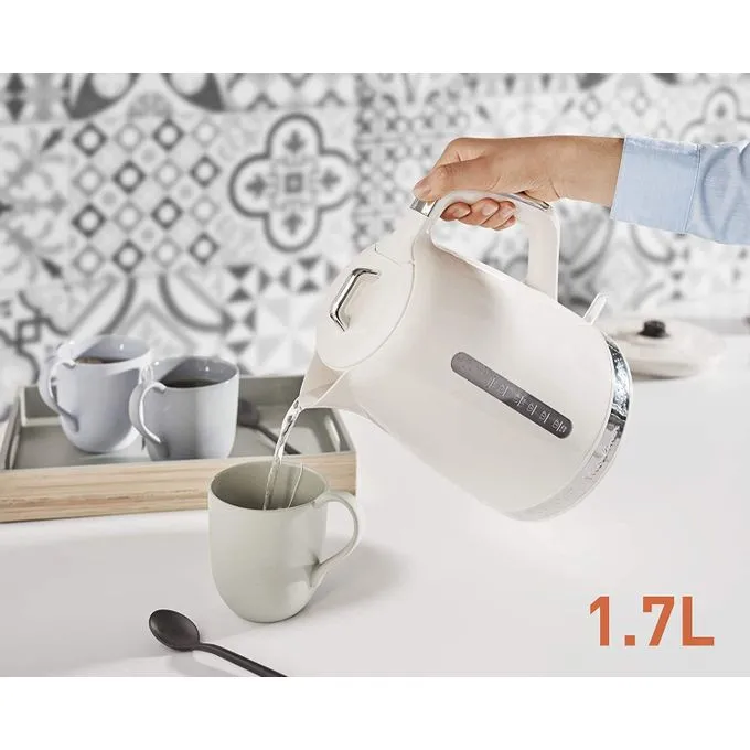 Bouilloire soleil blanc 1.7L 2400W Moulinex By320A10