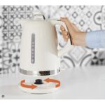 Bouilloire soleil blanc 1.7L 2400W Moulinex By320A10 – غلاية ماء كهربائية مولينكس 1.7 لتر 2400 واط أبيض