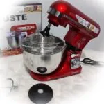 Robot Pétrin inox 5L 1000 W 06Vitesses Rouge Robuste PK2 – عجانة كهربائية روبوست 5 لتر 1000 واط أحمر إينوكس