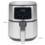 Friteuse À Air Chaud Avec Écran Tactile LED 5,5L 1400W PC-FR1239 H ProfiCook – قلاية هوائية بروفي كوك 5.5 لتر 1400 واط PC-FR1239