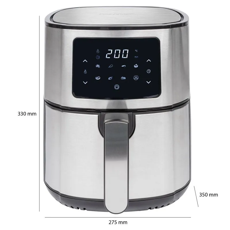 Friteuse À Air Chaud Avec Écran Tactile LED 5,5L 1400W PC-FR1239 H ProfiCook