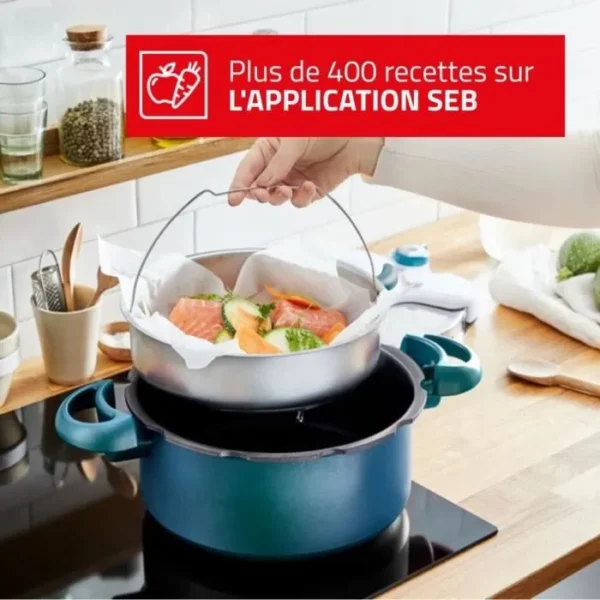 Cocotte Clipso Minute DUO 5L Seb P4705100 – Image 5