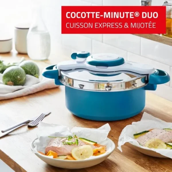 Cocotte Clipso Minute DUO 5L Seb P4705100 – Image 3