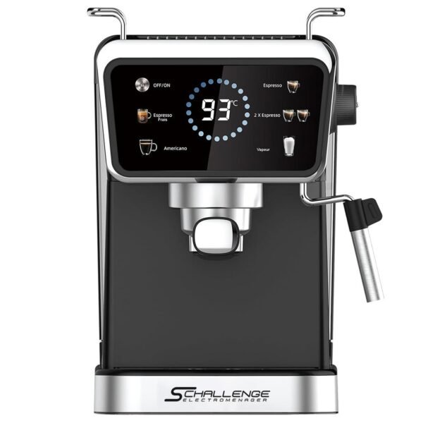 Machine A Café inox Digital 20 Bar '' Café Poudre + Cappuccino '' Schallenge AMB-021CM – Image 3