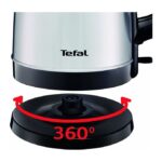 Bouilloire Électrique Inox Sans Fil 1.7L Avec Filtre Tefal Original KI150D10 – غلاية ماء كهربائية تيفال 1.7 لتر إينوكس KI150D10