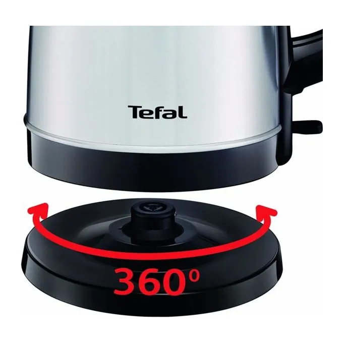 Bouilloire Électrique Inox Sans Fil 1.7L Avec Filtre Tefal Original KI150D10