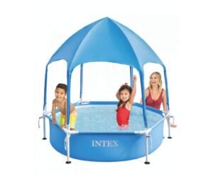 Piscine INTEX 28209 – Ronde avec Canopy