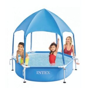 Piscine INTEX 28209 – Ronde avec Canopy