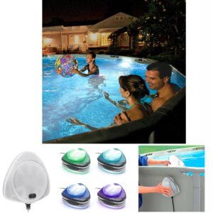 INTEX 28698 – Applique murale LED magnétique pour piscine