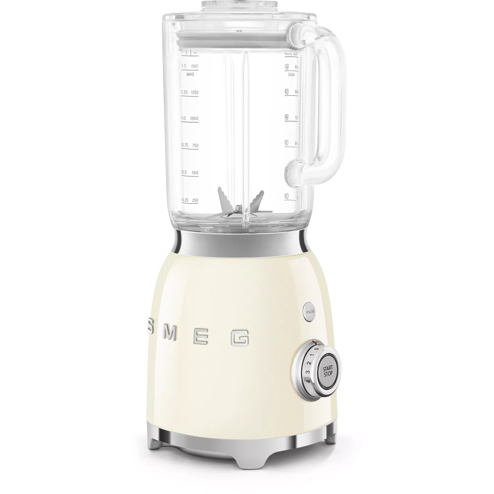 Blender SMEG Original 1.5L 800W Préparations chaudes ET froides SMEG BLF03CREU Crème – Image 5