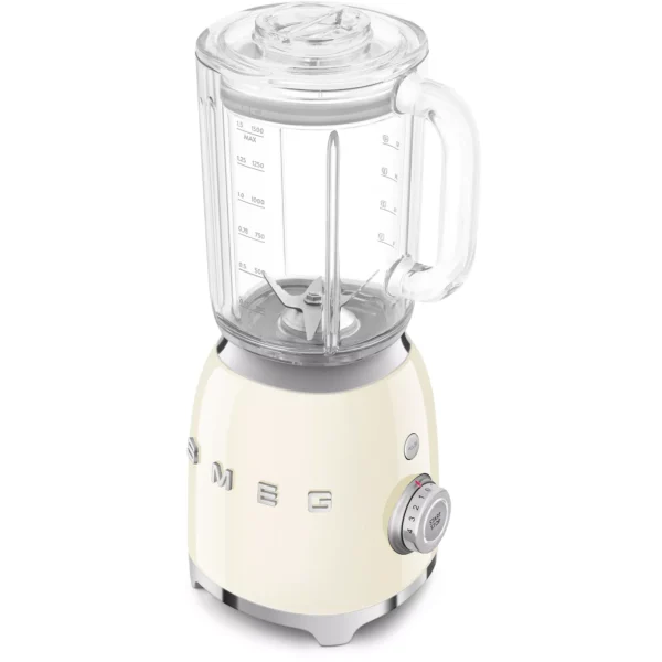 Blender SMEG Original 1.5L 800W Préparations chaudes ET froides SMEG BLF03CREU Crème – Image 8