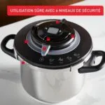 Autocuiseur Seb 10L Clipso+ Chef En Inox Avec 4 Programmes De Cuisson Clipso+ Chef Seb Original P4551500 – طنجرة ضغط سيب 10 لتر إينوكس P4551500