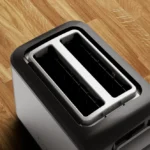 Grille-pain inox Multifonctions Noir 850W Tefal TT410D10 – محمصة خبز تيفال 850 واط أسود إينوكس TT410D10