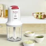 Mini hachoir 3EN1 400W Blanc Moulinex AT710110 – مفرمة لحم مولينكس 400 واط أبيض AT710110