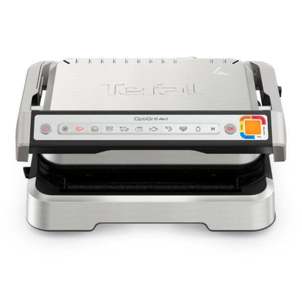 Grill À Viande Électrique 4En1 Intelligent 2100W 9 Programmes OptiGrill Tefal GC774D10