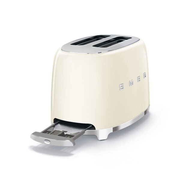 Grille-pain 2 tranches SMEG Crème TSF01CREU – Image 5