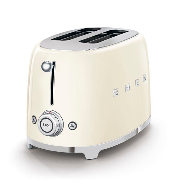 Grille-pain 2 tranches SMEG Crème TSF01CREU – Image 2