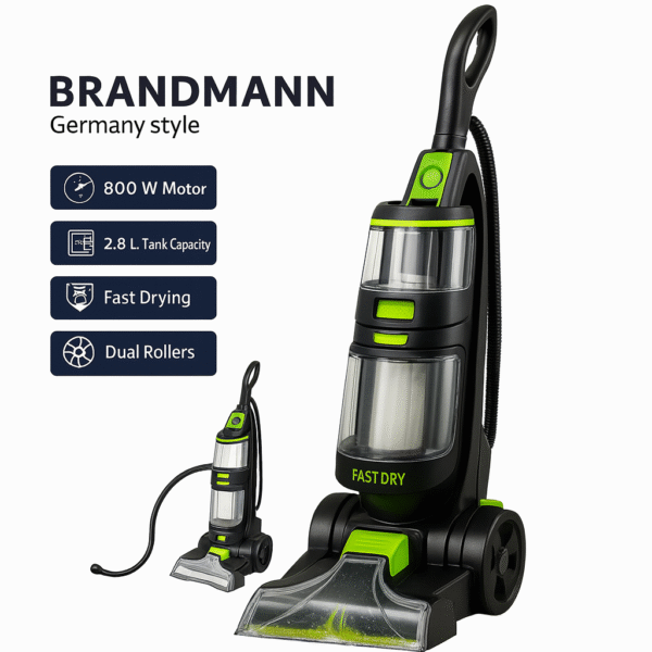 Aspirateur a Eau Pro Multifonction Laveur et détacheur 2.5 L 800 W Brandmann – Image 2