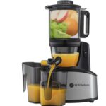 Extracteur de jus inox 1000 W Bergmann BJ2025 – عصارة كهربائية بيرغمان 1000 واط إينوكس BJ2025