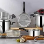 Cocotte 10 Pcs Bonera 6L + 8L En Inox 18/10 Noir Bonera Made in Turkey – طنجرة ضغط 6 لتر أسود إينوكس