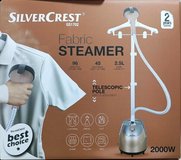 Défroisser a Vapeur 2 EN 1SilverCrest 2000W 2.5L SilverCrest  GS1702 – Image 2