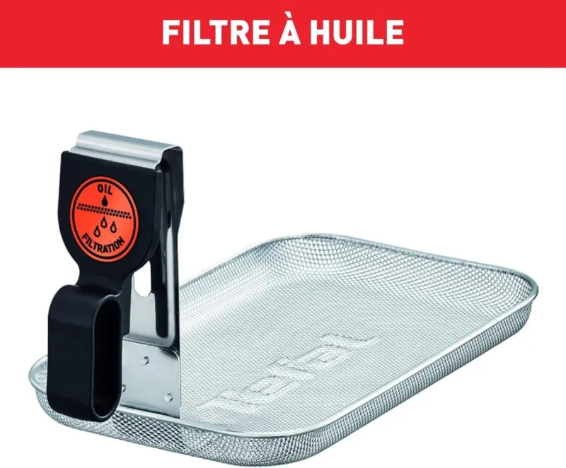 Friteuse inox 4L 2400W Filtra Pro Tefal Original