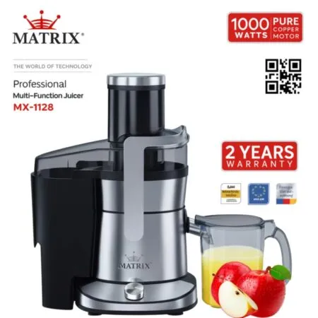 Centrifugeuse inox professionnel 1000W Matrix MX-1128
