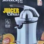 Presse-agrumes inox Pro 160 W SilverCrest JC-203 – عصارة كهربائية سيلفر كرست 160 واط إينوكس JC-203
