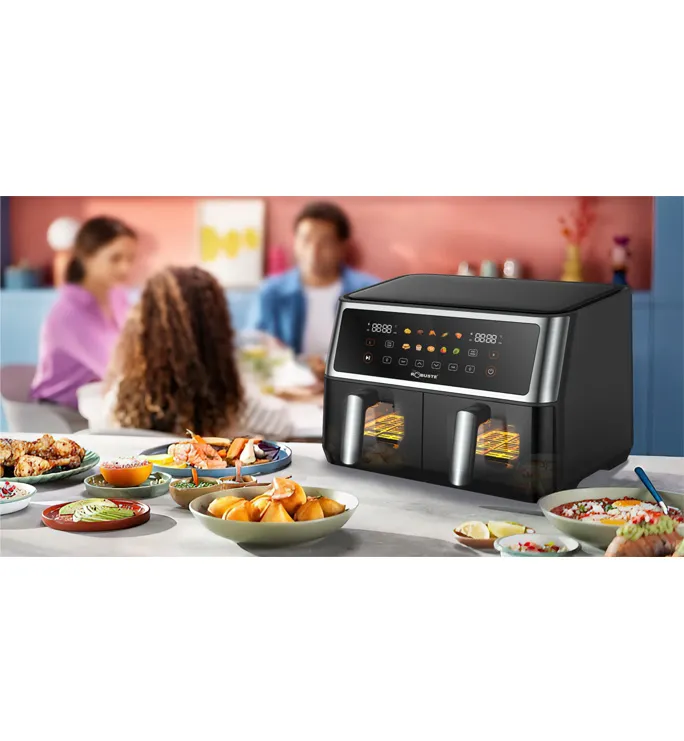 Airfryer 10 Litres 2850W Tactile Avec Fenêtre Robuste AF10