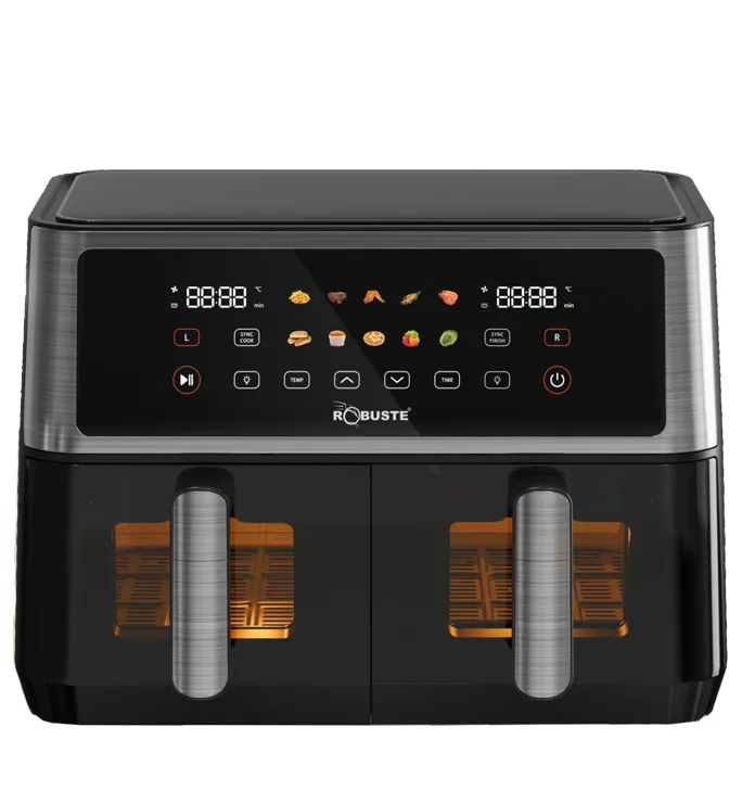 Airfryer 10 Litres 2850W Tactile Avec Fenêtre Robuste AF10