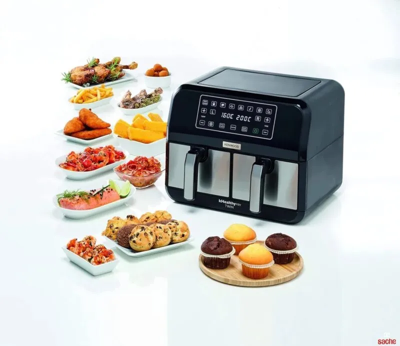 Airfryer À Double Zone Avec Écran Tactile 3L 1700W Kenwood HFM75