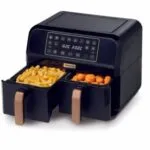 Friteuse Électrique À Air Chaud 1700W 8L Double Panier Kenwood HFP70.000BK – قلاية هوائية كينوود 8 لتر 1700 واط