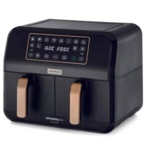 Friteuse Électrique À Air Chaud 1700W 8L Double Panier Kenwood HFP70.000BK