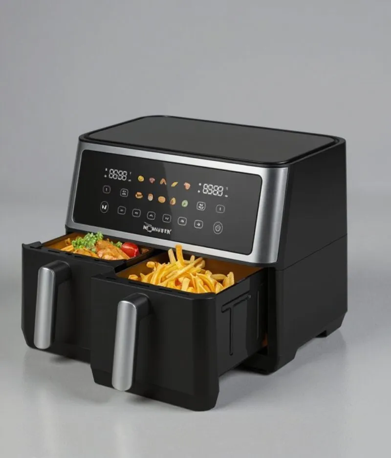 Airfryer 10 Litres 2850W Tactile Avec Fenêtre Robuste AF10