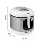 Friteuse Mega 2100W - 2 kg Moulinex AM480070 – قلاية هوائية مولينكس 2100 واط AM480070
