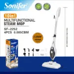 Nettoyeur a vapeur Multifonction 10 en 1 - 1500W Multi-usage tapis - bois - sol - Cuisine - Sonifer SF-2252 – آلة تنظيف 1500 واط SF-2252