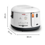Friteuse Classique 2.1 Litres 1900W Filtra-One Seb Original FF162100 – قلاية هوائية سيب 2.1 لتر 1900 واط FF162100