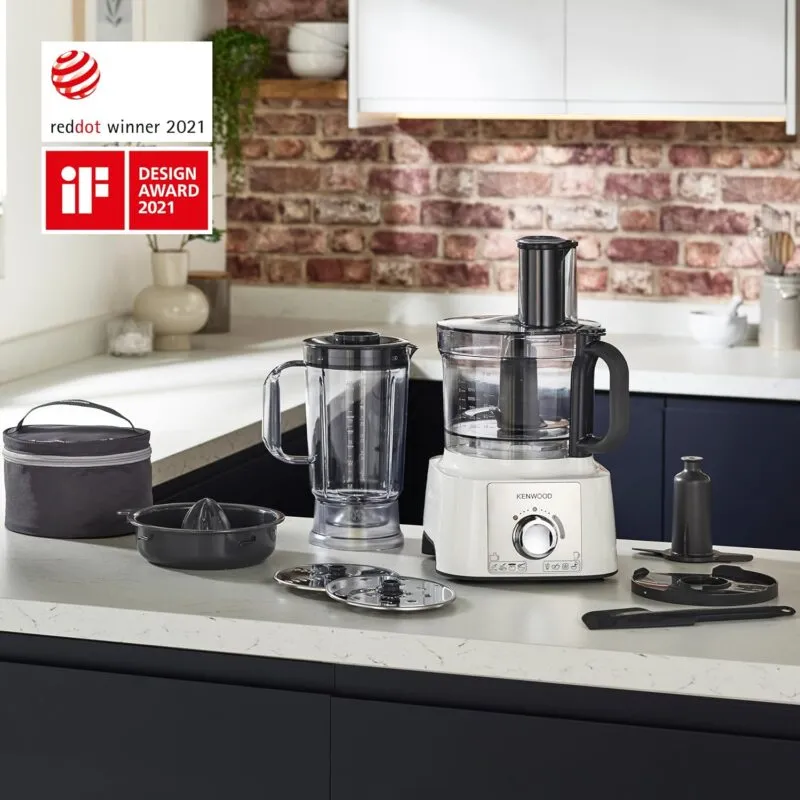 Robot Multifonction 1000W 3L 2 Vitesses Kenwood FDP65.450WH