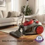 Aspirateur 2 en 1 Multismart Sans Sac Multi-Cyclonique 1600W Multismart MS-VC1024 – مكنسة كهربائية مولتي سمارت 1600 واط MS-VC1024