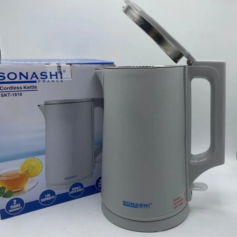 Bouilloire Sans fil 1,8 Litre 1500W Sonashi SKT-1816
