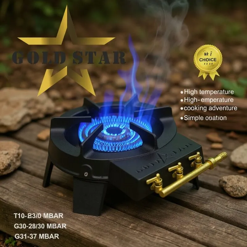 Tabouna Réchaud à Gaz 2 Feux GoldStar