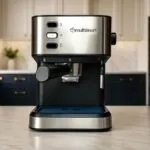 Machine a Café inox Expresso 3en1 Café Poudre + Capsules + cappuccino 20 Bars 850W 1.5L MultiSmart MS-CF2201 – آلة قهوة مولتي سمارت 1.5 لتر 850 واط إينوكس MS-CF2201