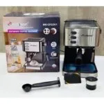 Machine a Café inox Expresso 3en1 Café Poudre + Capsules + cappuccino 20 Bars 850W 1.5L MultiSmart MS-CF2201 – آلة قهوة مولتي سمارت 1.5 لتر 850 واط إينوكس MS-CF2201