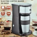 Cafetière Electrique avec Shop et Filtre Lavable 750W 420ML Café Poudre AMJ SK-04028 – آلة قهوة 750 واط SK-04028