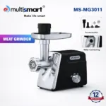 Hachoir A Viande inox Multifonctions 400 W MultiSmart MG3011 – مفرمة لحم مولتي سمارت 400 واط إينوكس MG3011