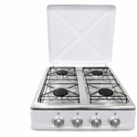 Réchaud a gaz En inox 4 Feux MultiSmart MS-GS3021 Gaz Butane – موقد مولتي سمارت إينوكس MS-GS3021