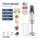 Bras Mixeur inox 1000W 04 Lames TrustMann TR-H-005 – خلاط كهربائي تراستمان 1000 واط إينوكس TR-H-005